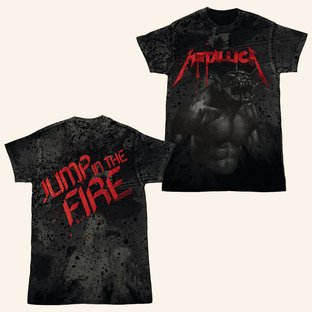 Metallica Merch Jump In The Fire T-Shirt Best Gifts For Music Lovers-1 Metallica Merch Jump In The Fire T-Shirt Best Gifts For Music Lovers-1