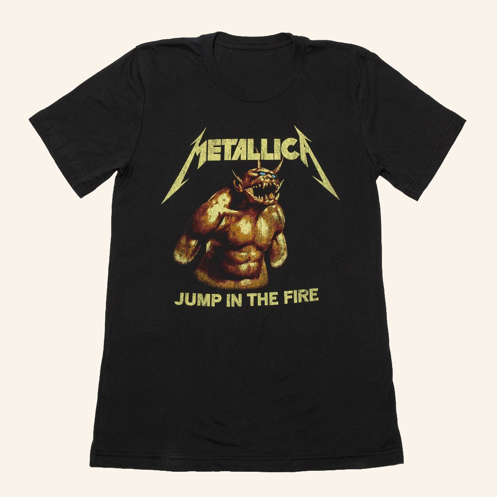 Metallica Merch Jump In The Fire Vintage T-Shirt Cool Gifts For Music Lovers-1 Metallica Merch Jump In The Fire Vintage T-Shirt Cool Gifts For Music Lovers-1