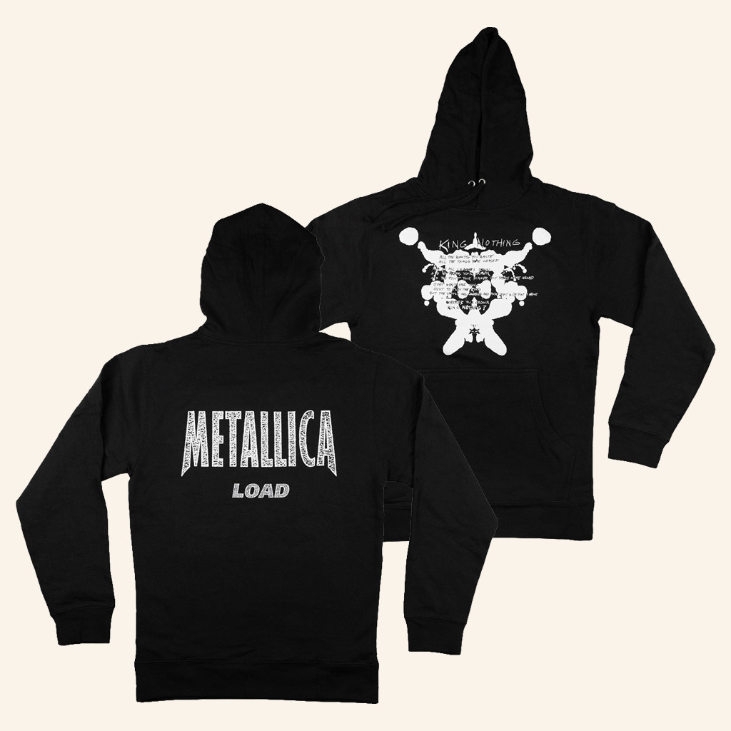 Metallica Merch King Nothing Inkblot Hoodie Gifts For Music Enthusiasts-1