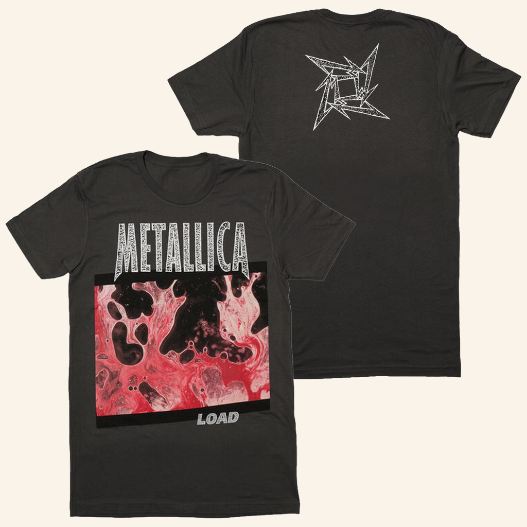 Metallica Merch Load Album Cover T-Shirt Music Lover Gifts For Him-1