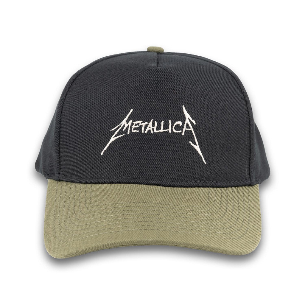 Metallica Merch Logo Embroidered Snapback Hat Unique Gifts For Music Lovers-1