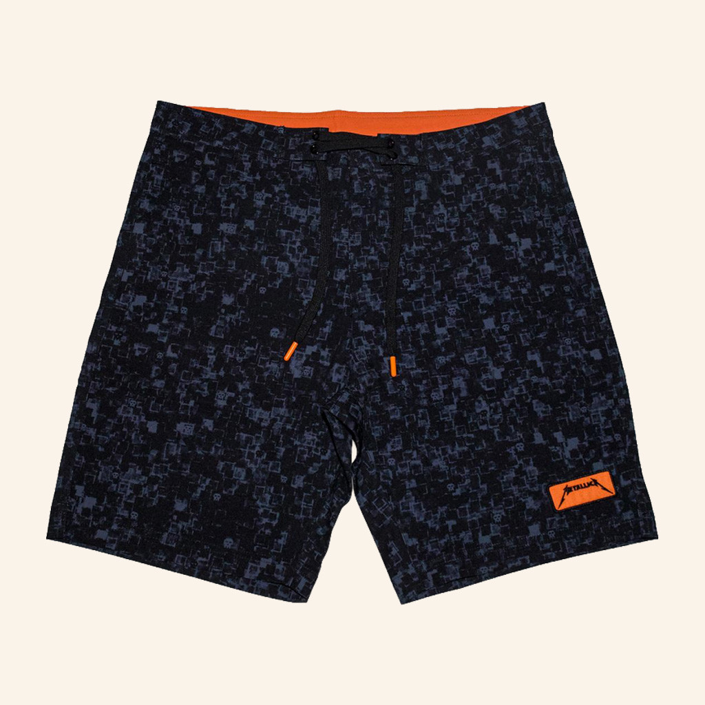 Metallica Merch Logo Patch Board Shorts Music Gift Ideas For Guys-1