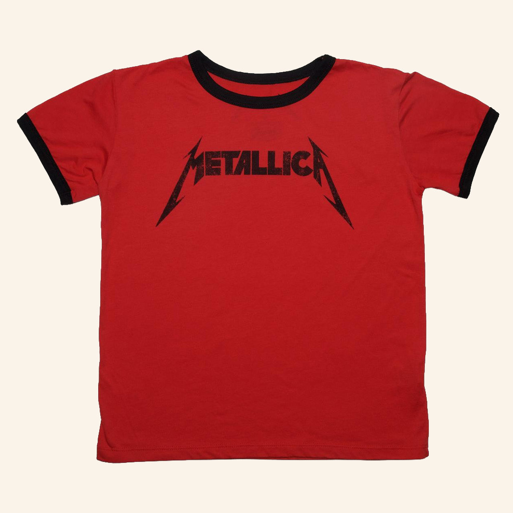 Metallica Merch Logo Red Ringer T-Shirt Best Gifts For Music Lovers-1 Metallica Merch Logo Red Ringer T-Shirt Best Gifts For Music Lovers-1