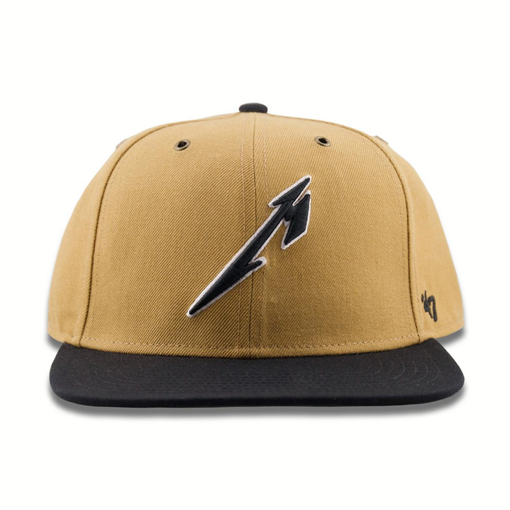 Metallica Merch M Logo Embroidered Snapback Hat Gifts For Music Fans-1