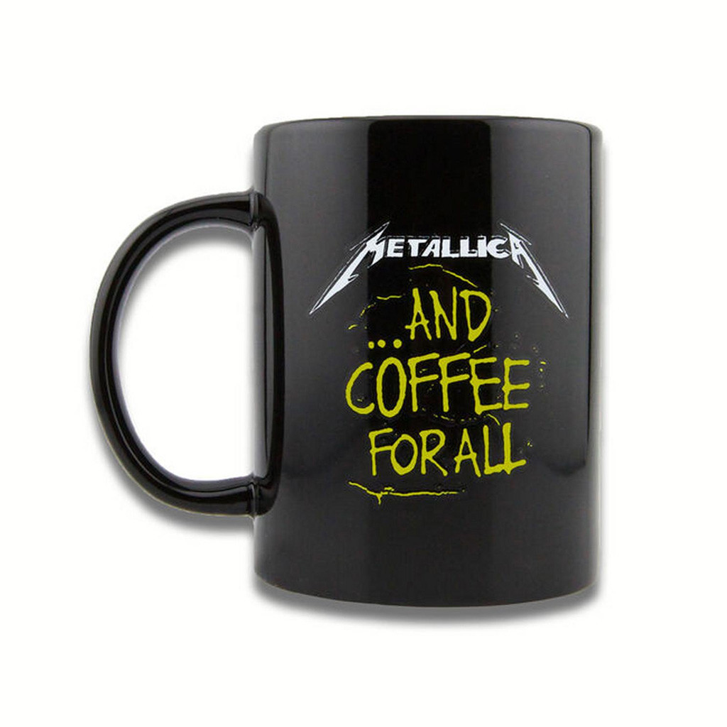 Metallica Merch Metallica And Coffee For All Mug Birthday Gifts For Music Lovers-1