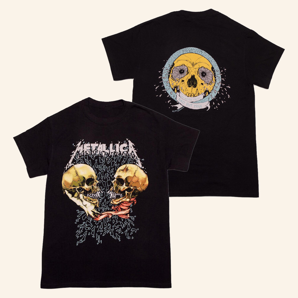 Metallica Merch Sad But True T-Shirt Unique Gifts For Music Lovers-1