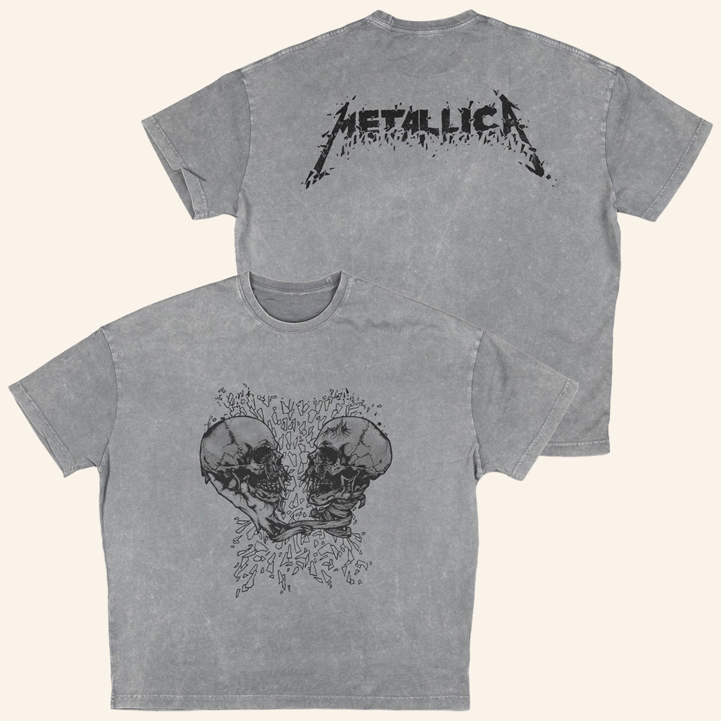 Metallica Merch Sad But True Wash T-Shirt Birthday Gifts For Music Lovers-1 Metallica Merch Sad But True Wash T-Shirt Birthday Gifts For Music Lovers-1
