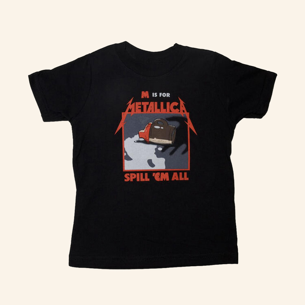 Metallica Merch Spill 'Em All T-Shirt Music Related Gifts For Guys-1 Metallica Merch Spill 'Em All T-Shirt Music Related Gifts For Guys-1