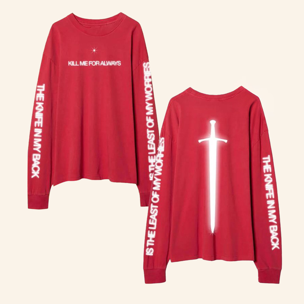 Michael Clifford Merch Kill Me For Always Long Sleeve Shirt Best Gifts For Boyfriend-1