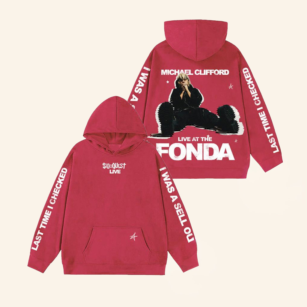 Michael Clifford Merch Sellout Red Hoodie Birthday Gift Ideas For Husband-1