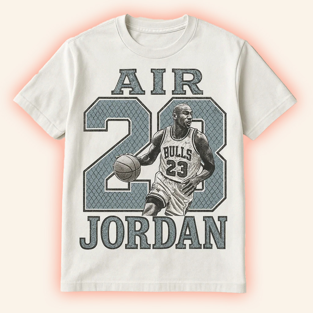 Michael Jordan Merch Air Jordan 23 T-Shirt Best Gifts For Basketball Fans-1