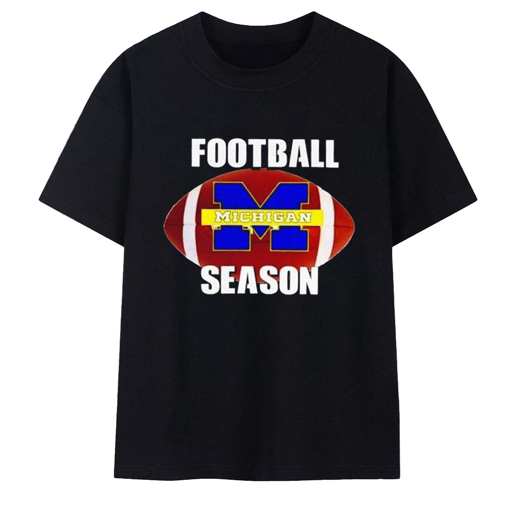 Michigan Wolverines Merch Football Season T-Shirt Wolverines Merch Presents For Football Lovers-1