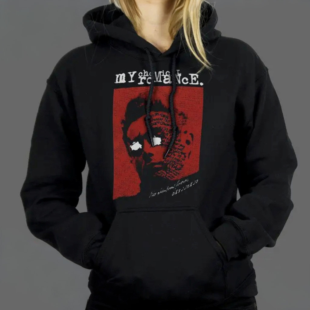 Mikey Way Merch My Chemical Romance Hoodie Music Lover Gifts For Him-1