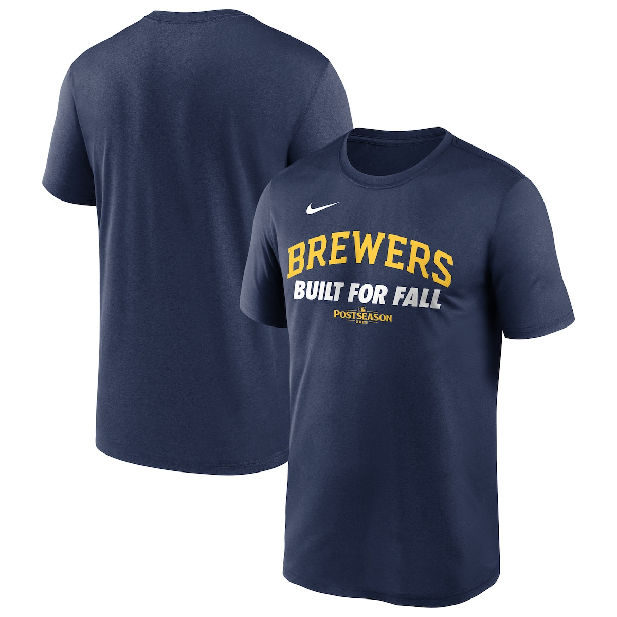 Milwaukee Brewers 2025 MLB Postseason Built For Fall T-Shirt Milwaukee Brewers Merch Gifts-1 Milwaukee Brewers 2025 MLB Postseason Built For Fall T-Shirt Milwaukee Brewers Merch Gifts-1