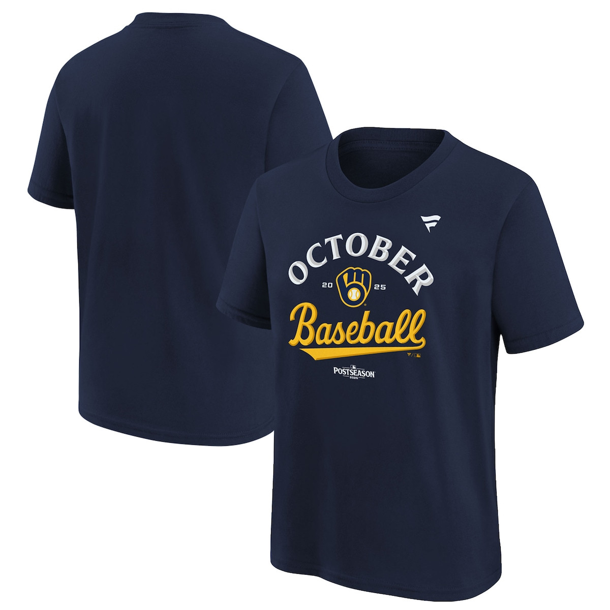 Milwaukee Brewers 2025 MLB Postseason Locker Room T-Shirt MLB Merch Gift For Brother-1 Milwaukee Brewers 2025 MLB Postseason Locker Room T-Shirt MLB Merch Gift For Brother-1