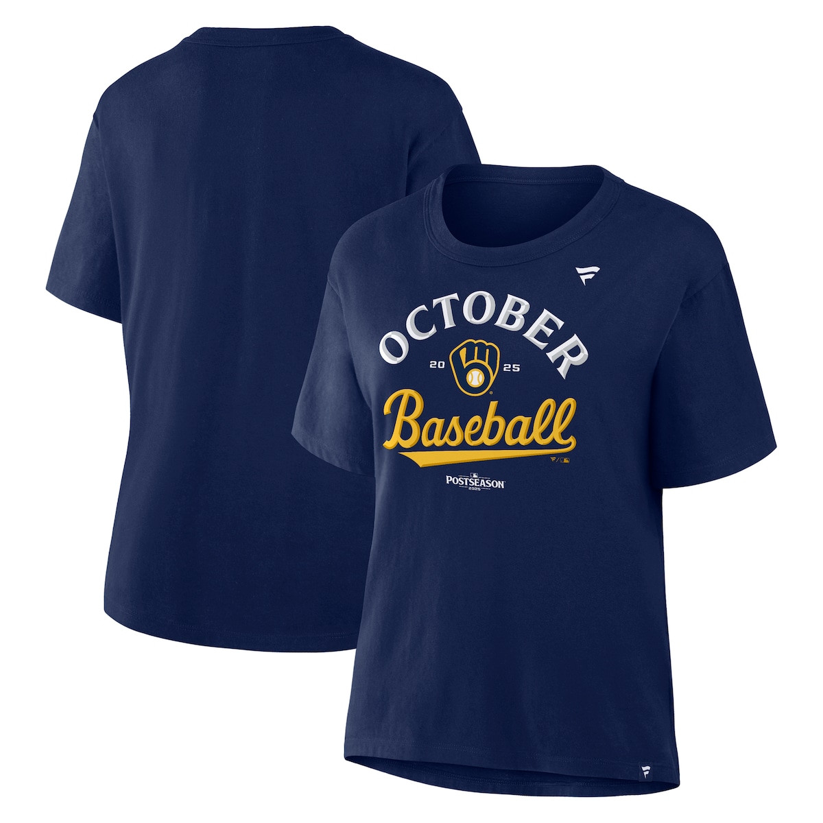 Milwaukee Brewers 2025 MLB Postseason Locker Room T-Shirt Milwaukee Brewers Merch Her Gifts-1 Milwaukee Brewers 2025 MLB Postseason Locker Room T-Shirt Milwaukee Brewers Merch Her Gifts-1