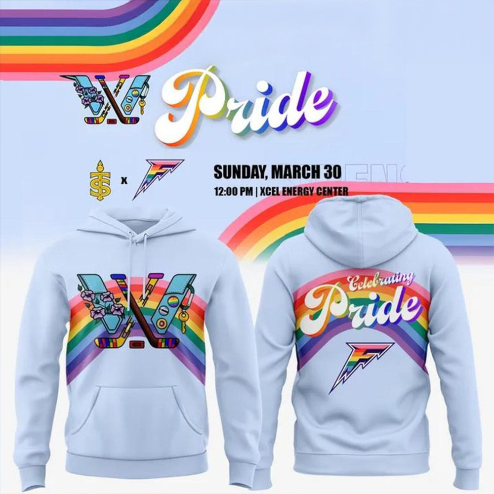 Minnesota Frost PWHL x ELI Adult Pride Hoodie Good Father's Day Presents-1 Minnesota Frost PWHL x ELI Adult Pride Hoodie Good Father's Day Presents-1