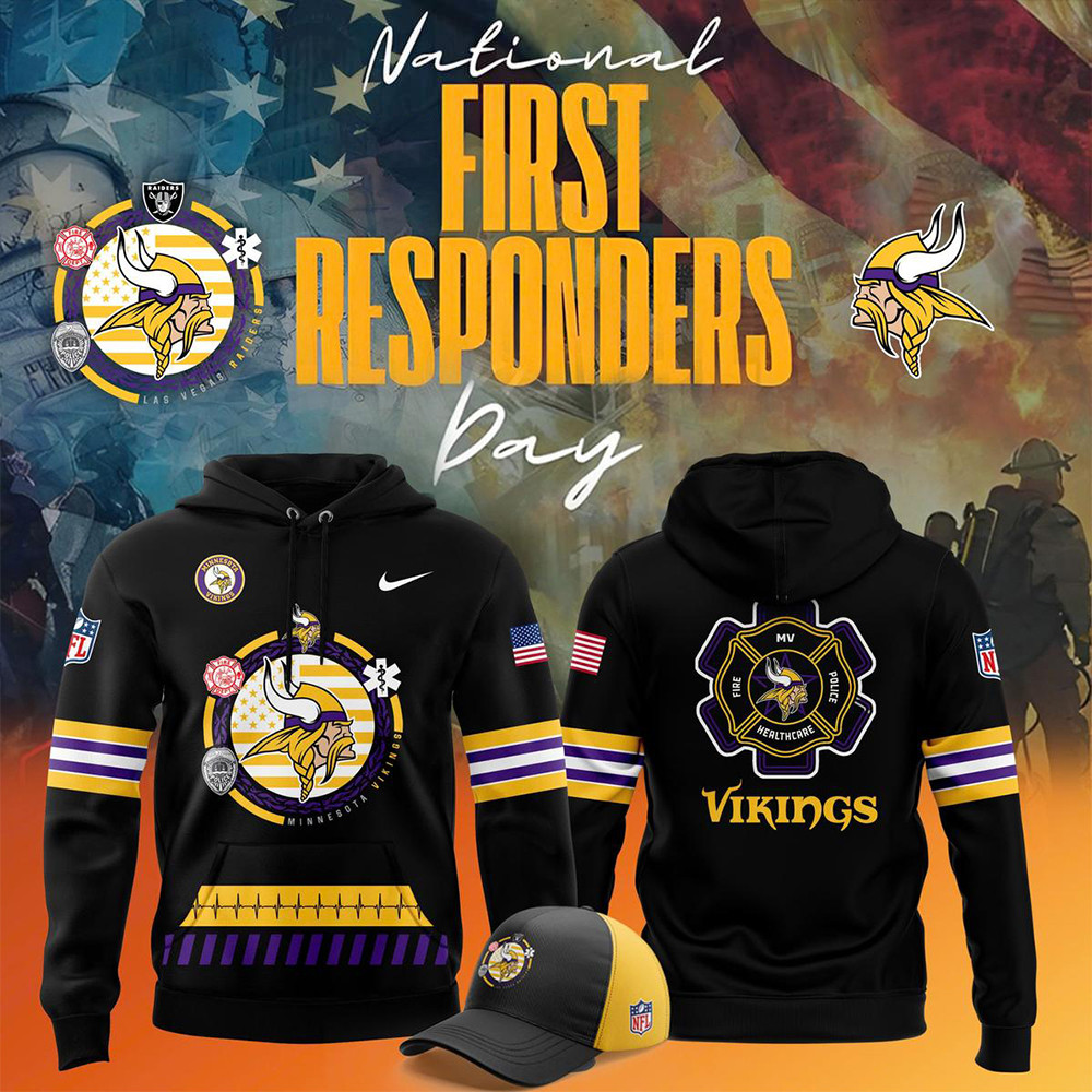Minnesota Vikings 2024 Law Enforcement Appreciation Hero Pride Hoodie Father's Day Gifts-1 Minnesota Vikings 2024 Law Enforcement Appreciation Hero Pride Hoodie Father's Day Gifts-1
