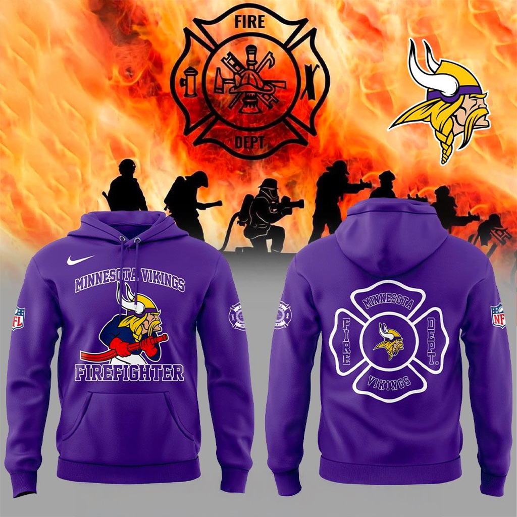 Minnesota Vikings Firefighter Appreciation 2025 Hoodie Minnesota Vikings Merch Dad Gifts-1 Minnesota Vikings Firefighter Appreciation 2025 Hoodie Minnesota Vikings Merch Dad Gifts-1