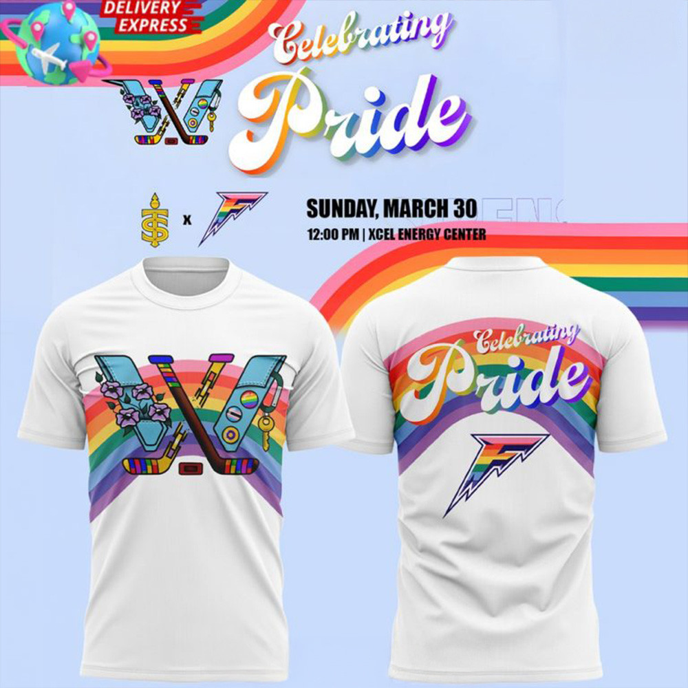Minnesota Wild Celebrating Pride 2025 T-Shirt Father's Day Presents For Dad Ideas 2025-1 Minnesota Wild Celebrating Pride 2025 T-Shirt Father's Day Presents For Dad Ideas 2025-1