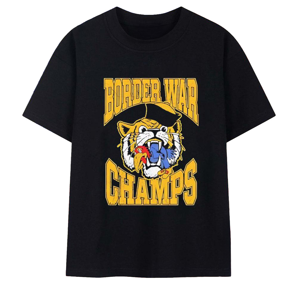 Missouri Tigers Beat Kansas Jayhawks Border War Champs T-Shirt Missouri Tigers Merch_-1