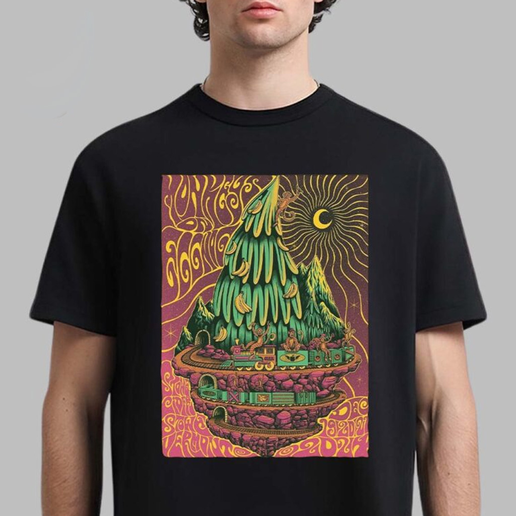 Moe Monkeys Poster For Show In Eggnog At Stowe Cider In Stowe Vermont On Dec 19212024 Tour Shirt-1