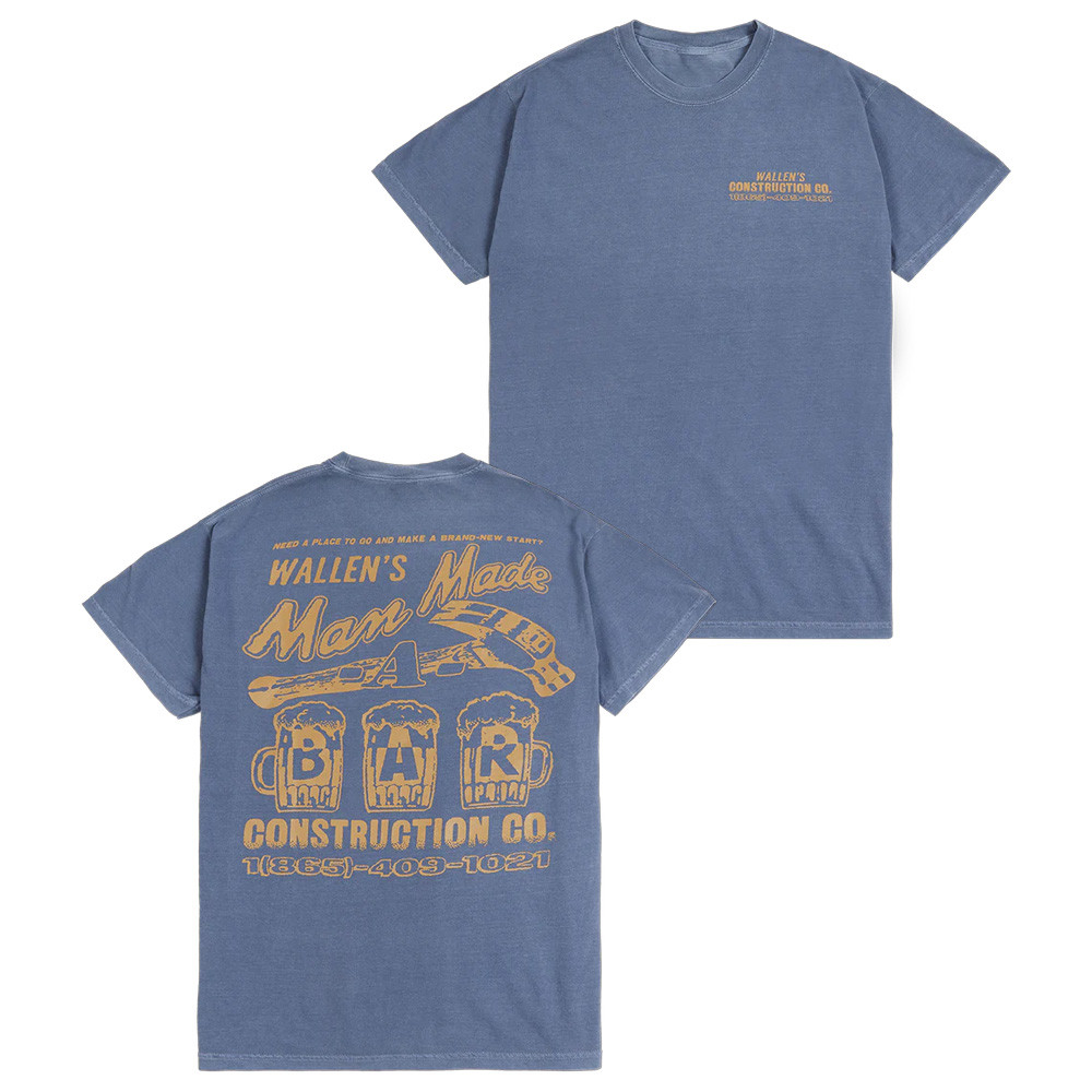 Morgan Wallen Tour 2025 Merch Man Made A Bar T-Shirt Gifts For Country Music Fans-1 Morgan Wallen Tour 2025 Merch Man Made A Bar T-Shirt Gifts For Country Music Fans-1