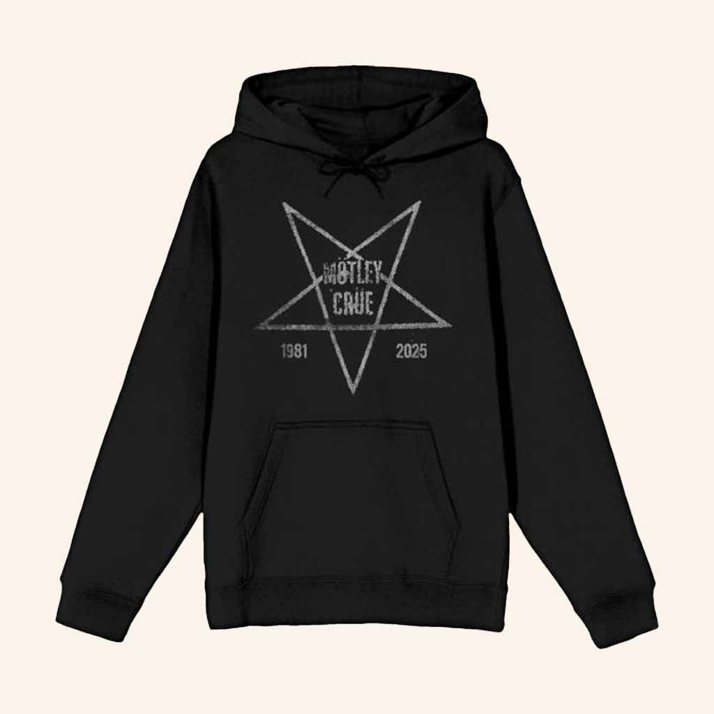 Motley Crue Merch Pentagram 2025 Black Hoodie Gifts For Music Enthusiasts-1 Motley Crue Merch Pentagram 2025 Black Hoodie Gifts For Music Enthusiasts-1