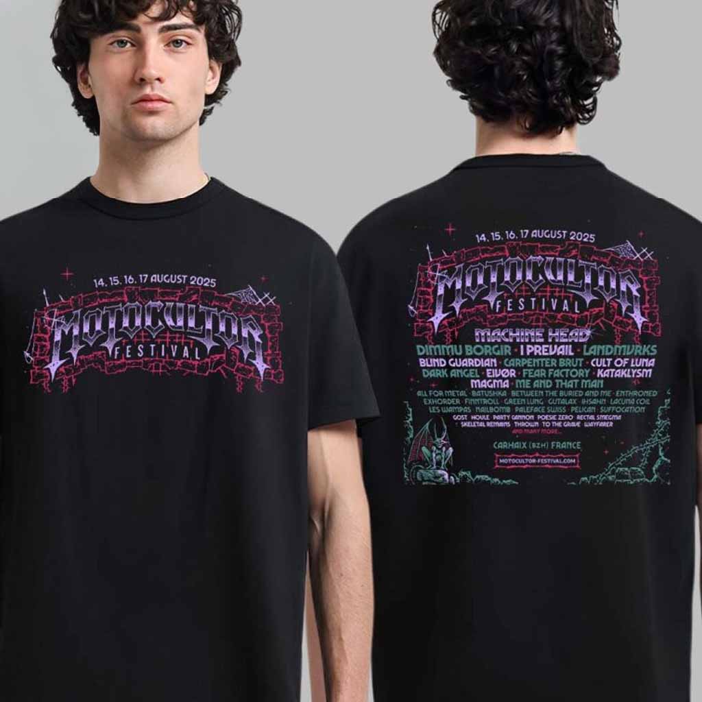 Motocultor Festival XVIeme Edition On 14 15 16 And 17 August 2025 T-Shirt Presents For Music Lovers-1