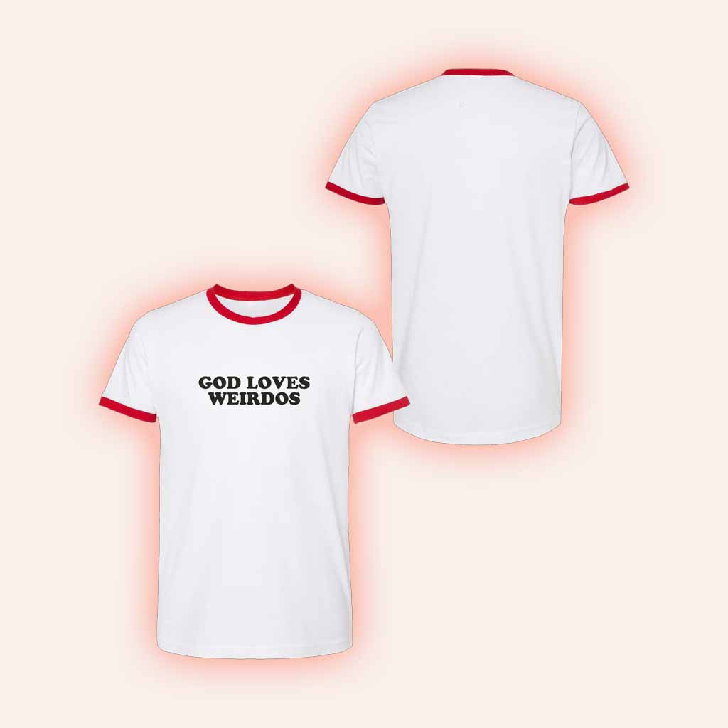 Mt Joy Band Merch God Loves Weirdos T-Shirt Unique Gifts For Music Lovers-1