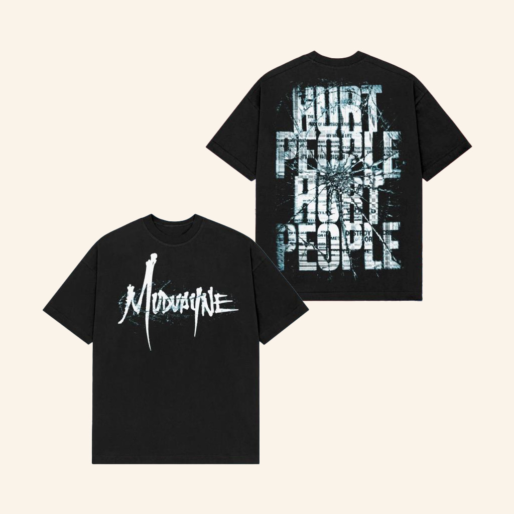 Mudvayne Merch Hurt People Hurt People T-Shirt Present For Husband-1