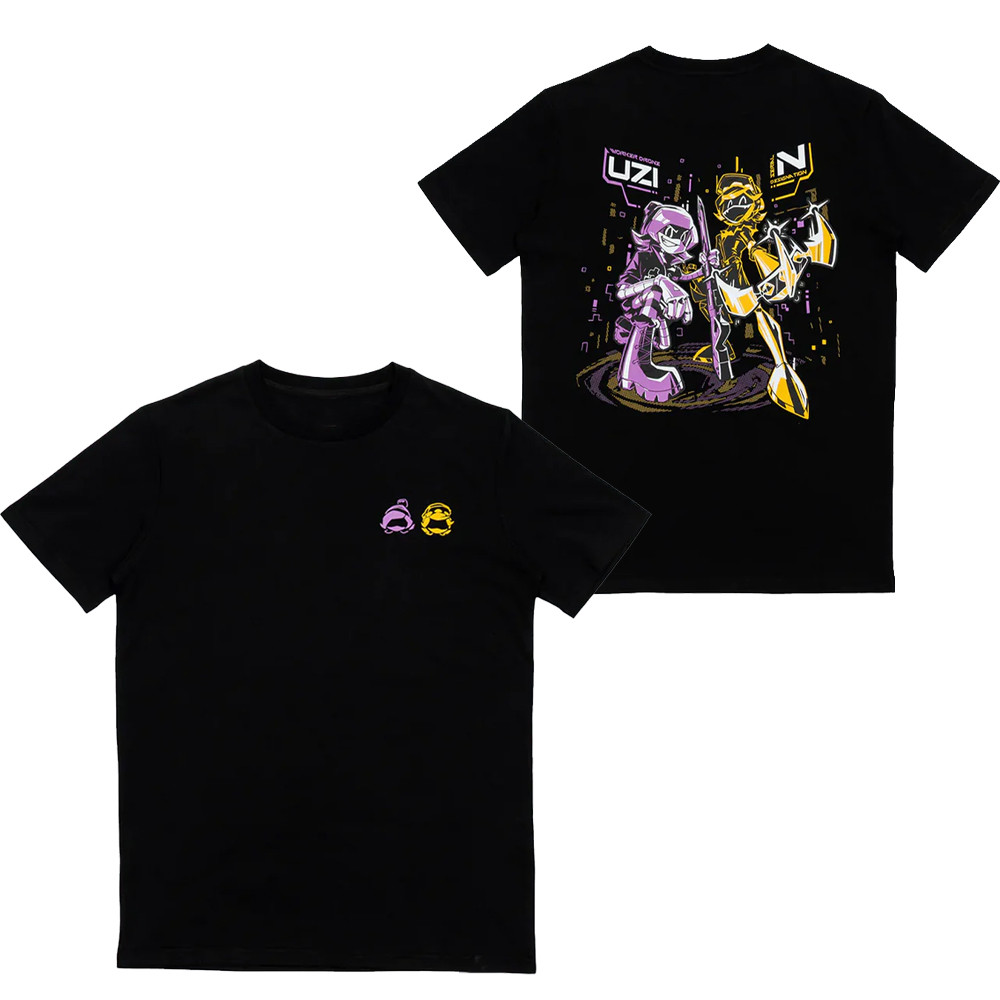 Murder Drones Merch Uzi And N Iconic Duo T-Shirt Glitch Productions Merch Fan Gifts-1