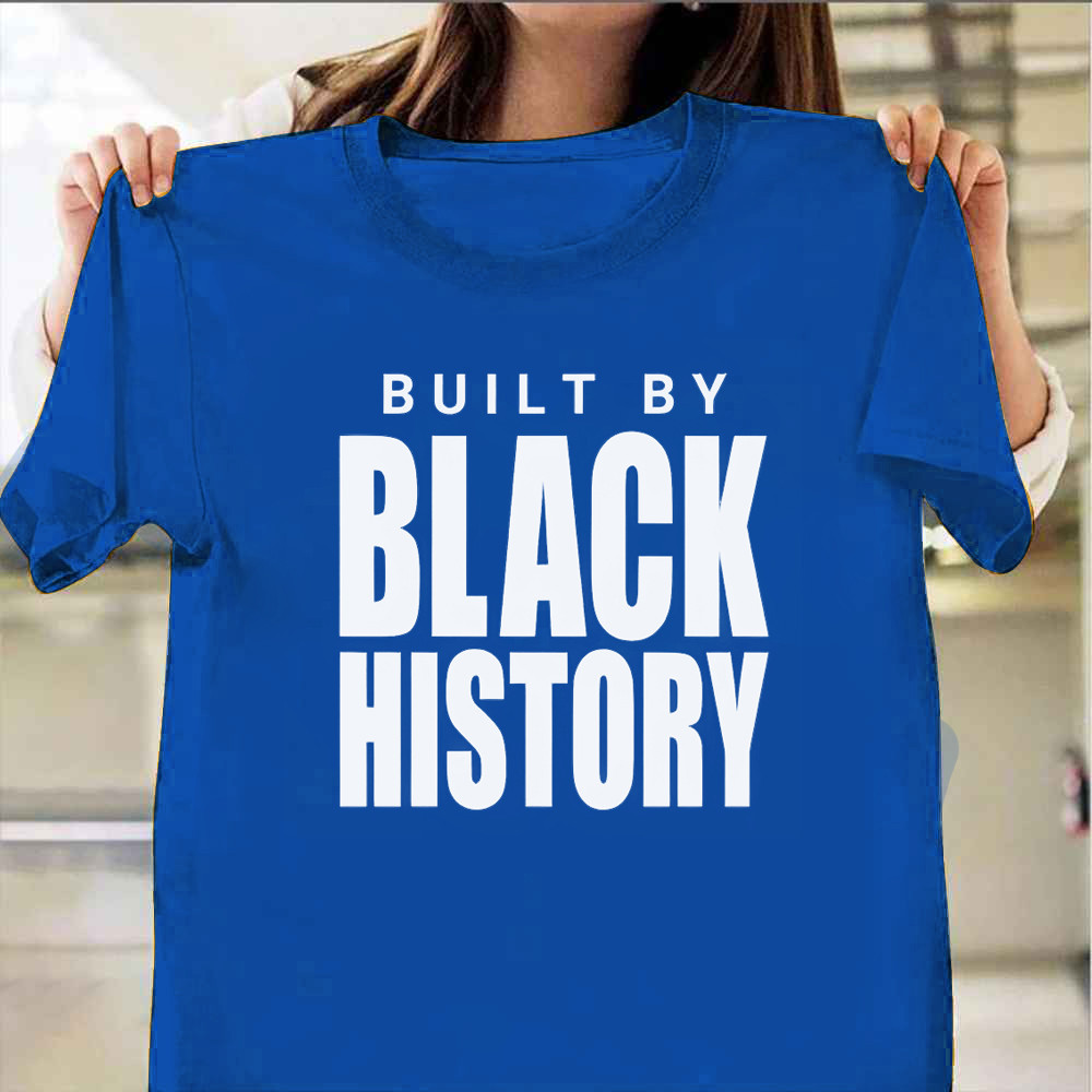 NBA Black History Month Shirt Built By Black History T-Shirt Gifts For Basketball Fans-1 NBA Black History Month Shirt Built By Black History T-Shirt Gifts For Basketball Fans-1