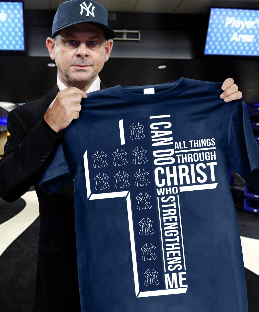 NY Yankees Faith I Can Do All Things Through Christ Shirt New York Yankees Football Fans-1 NY Yankees Faith I Can Do All Things Through Christ Shirt New York Yankees Football Fans-1