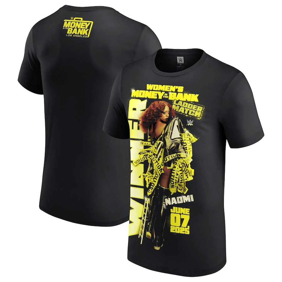 Naomi Money In The Bank 2025 Women's Match Winner T-Shirt WWE Merch Gifts For Fans-1 Naomi Money In The Bank 2025 Women's Match Winner T-Shirt WWE Merch Gifts For Fans-1