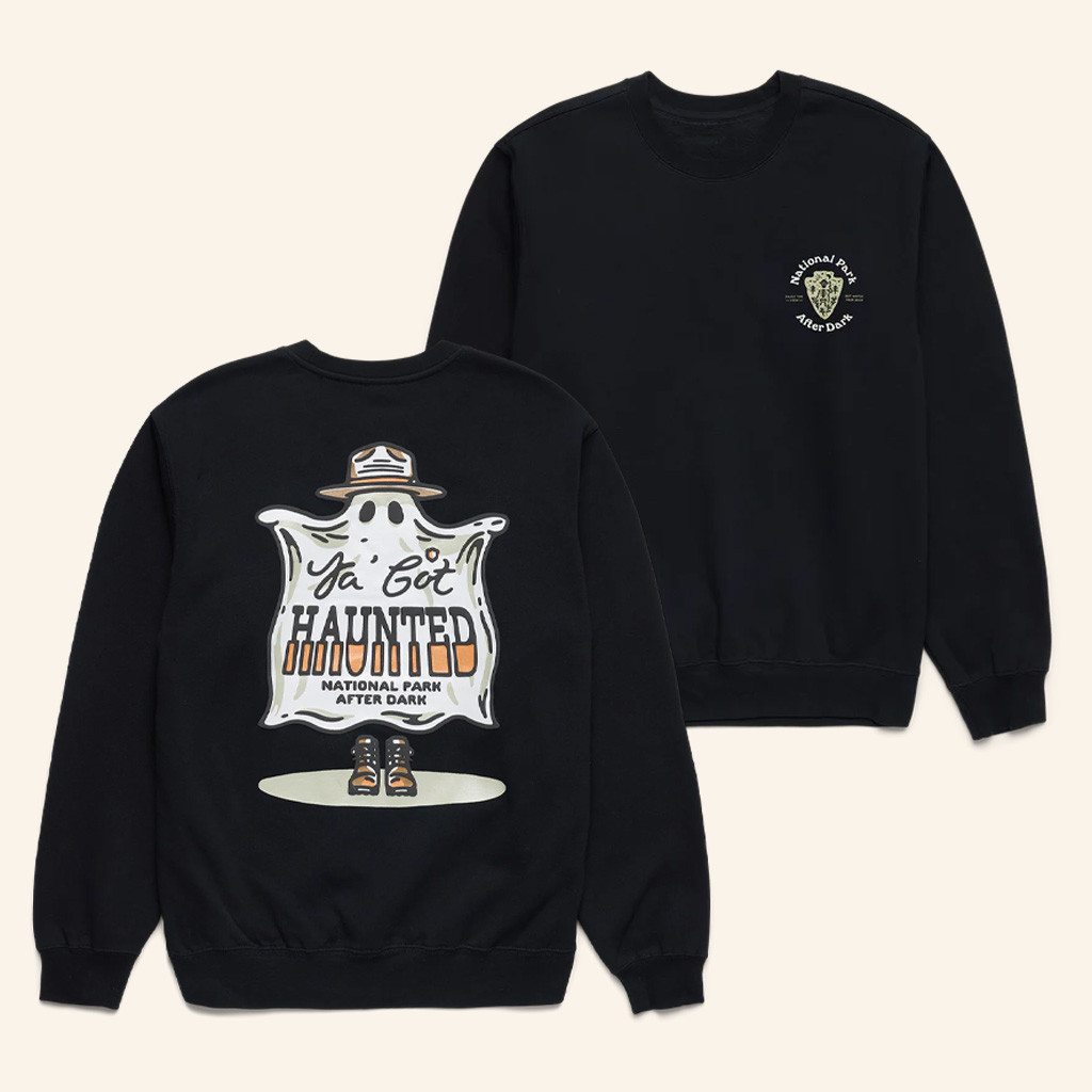National Park After Dark Merch Haunted Black Sweatshirt Halloween Gift For Her-1