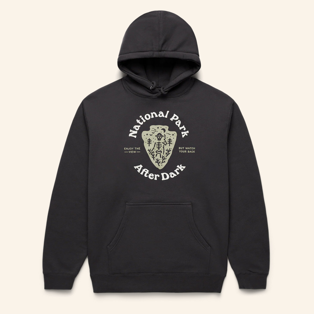 National Park After Dark Merch Logo Black Hoodie Best Gifts For Husband-1
