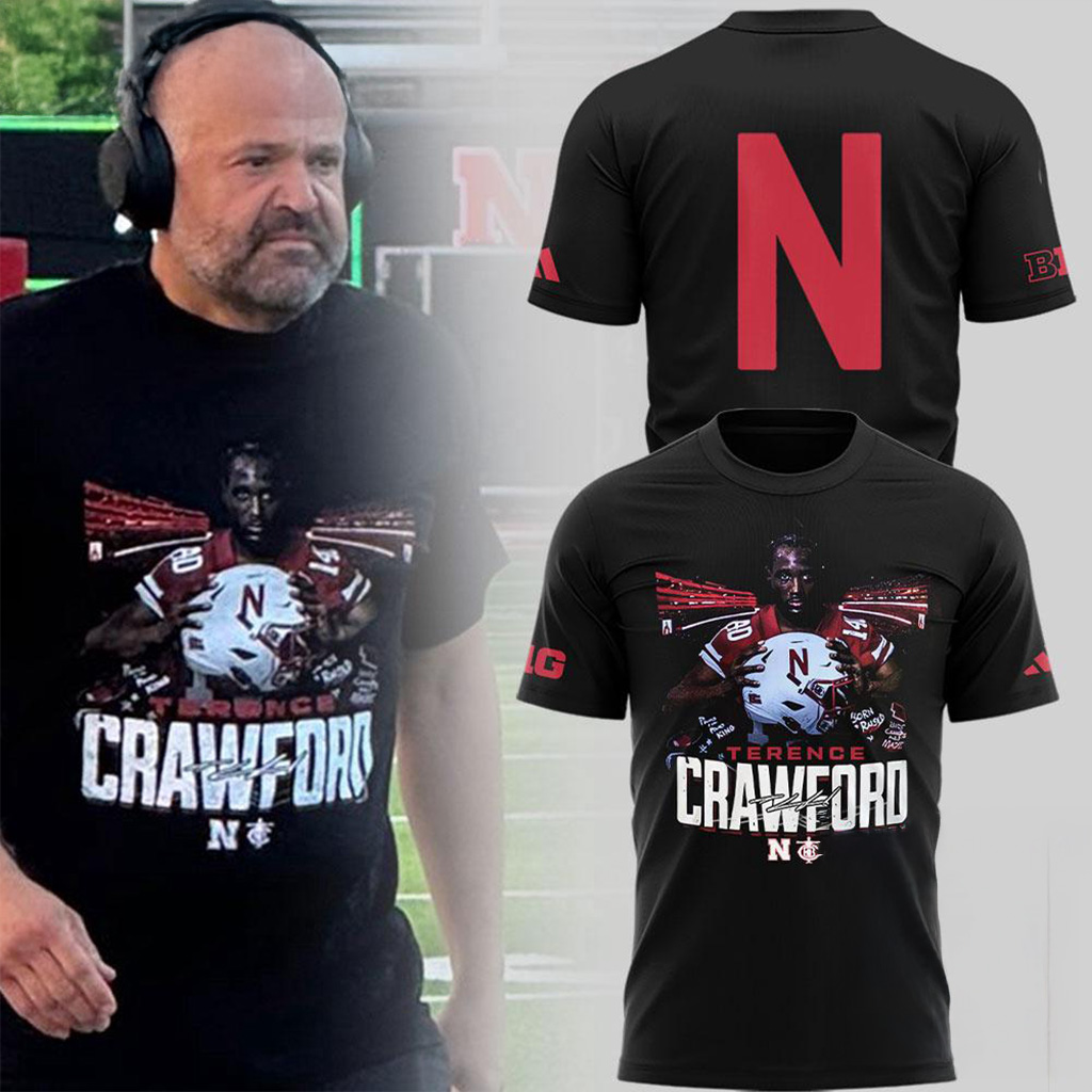 Nebraska Huskers Football X Crawford Shirt Fan Merch Best Gift For Husband-1 Nebraska Huskers Football X Crawford Shirt Fan Merch Best Gift For Husband-1