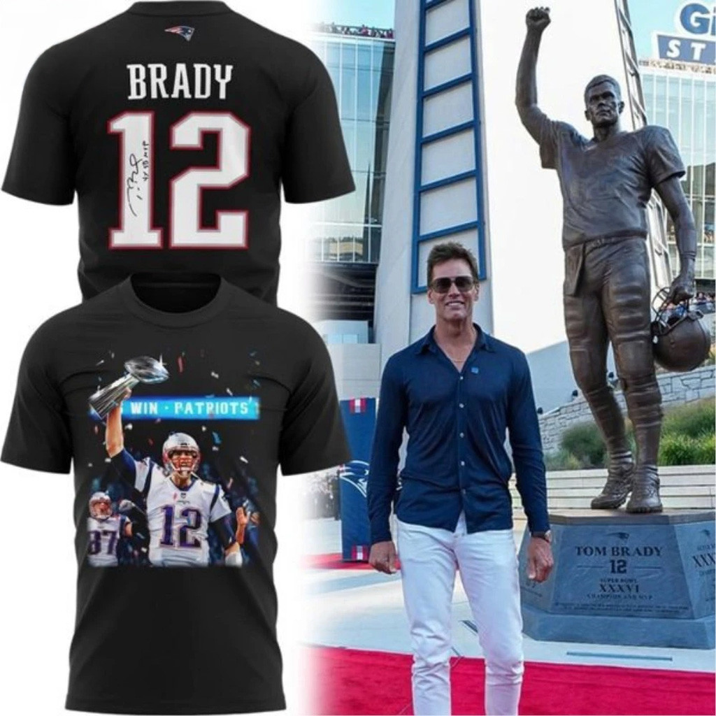 New England Patriots Tom Brady Graphic 2025 T-Shirt Patriots Merch Presents For Football Lovers-1 New England Patriots Tom Brady Graphic 2025 T-Shirt Patriots Merch Presents For Football Lovers-1