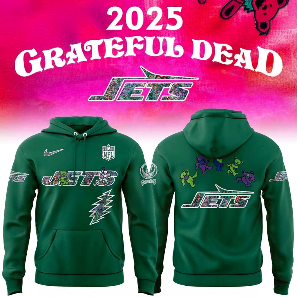 New York Jets Grateful Dead Night 2025 Hoodie New York Jets Merch Best Football Gifts-1