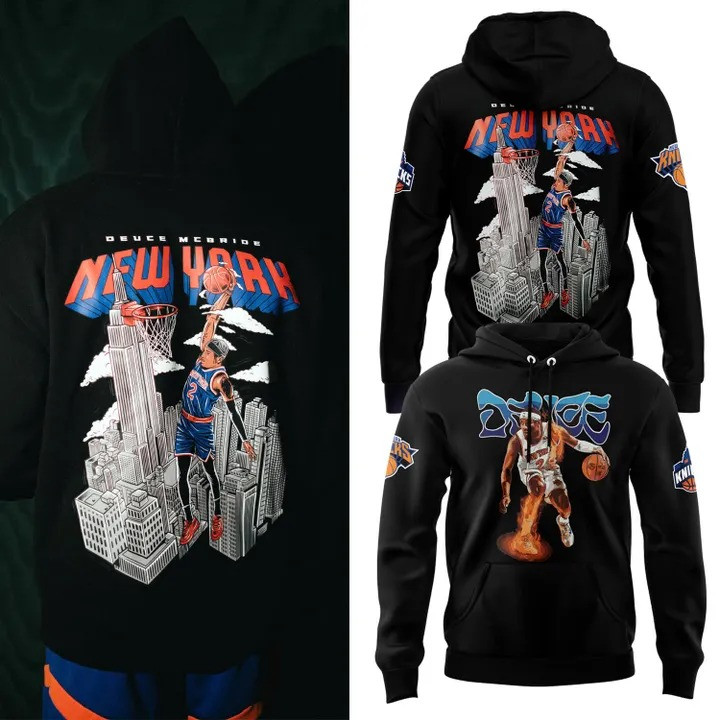 New York Knicks Deuce Mcbride Hoodie Basketball Lovers NY Knicks Fan Merch Apparel Gifts-1