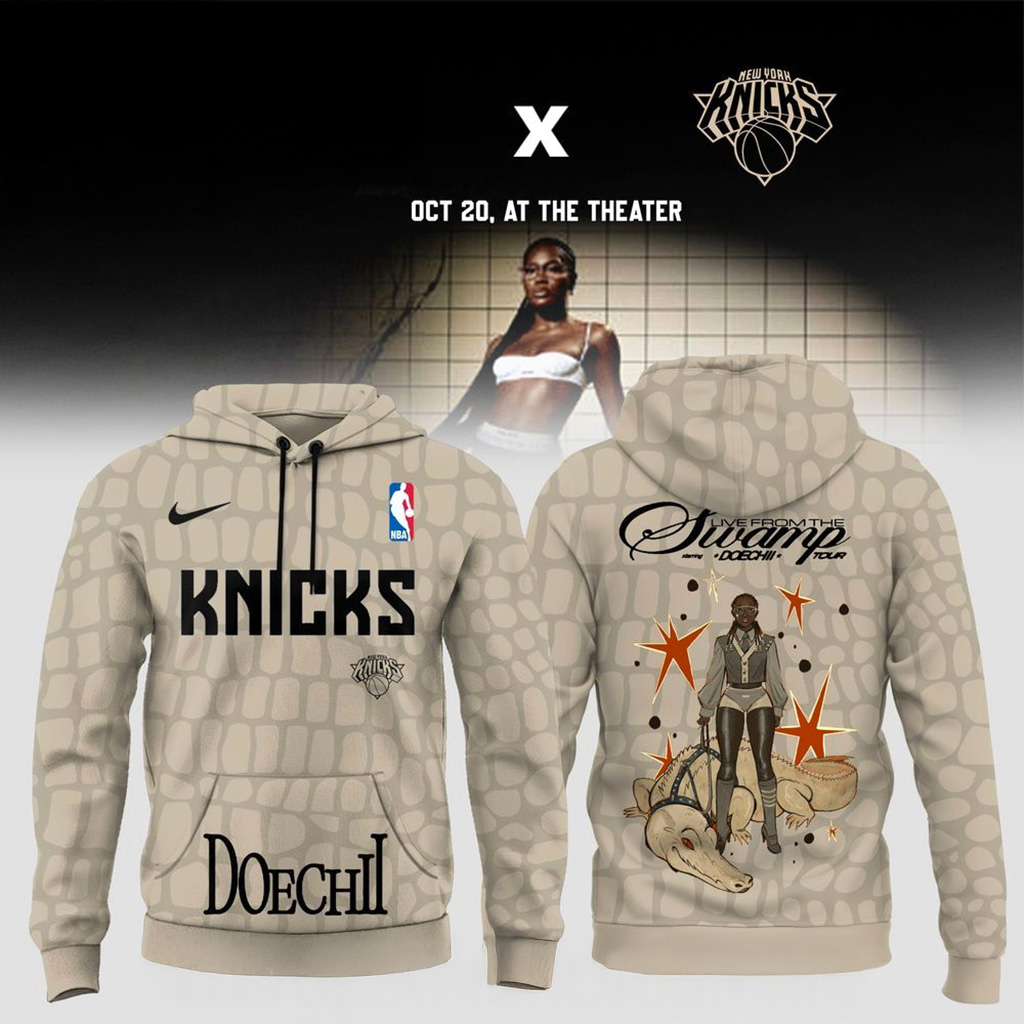 New York Knicks X Doechii Live From The Swamp Tour 2025 Hoodie Knicks Merch Gift For Fans-1