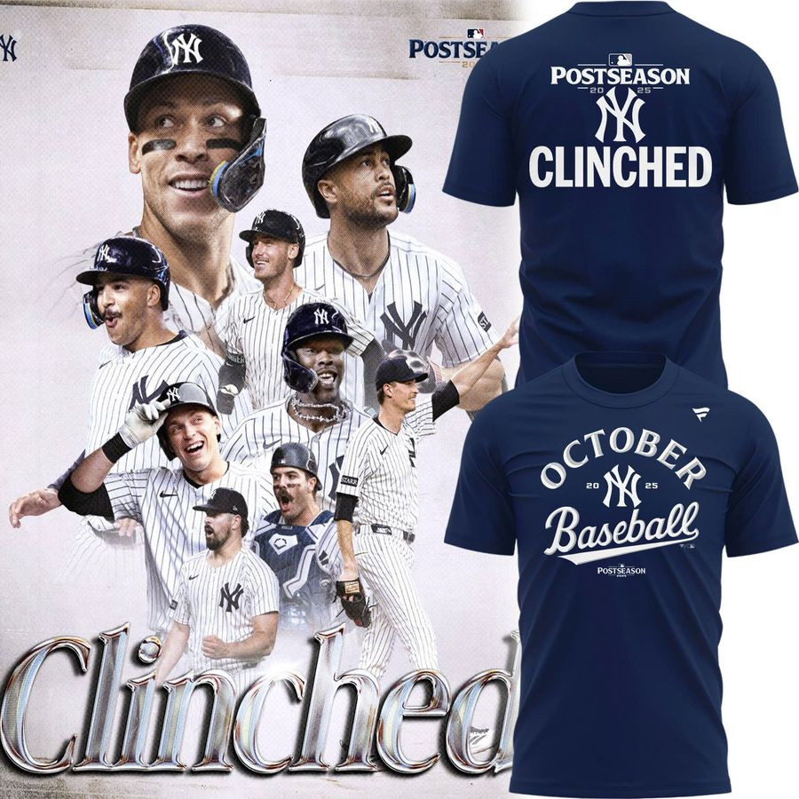 New York Yankees Postseason 2025 T-shirt October 20 25 Baseball Proud NY Yankees Ideas-1