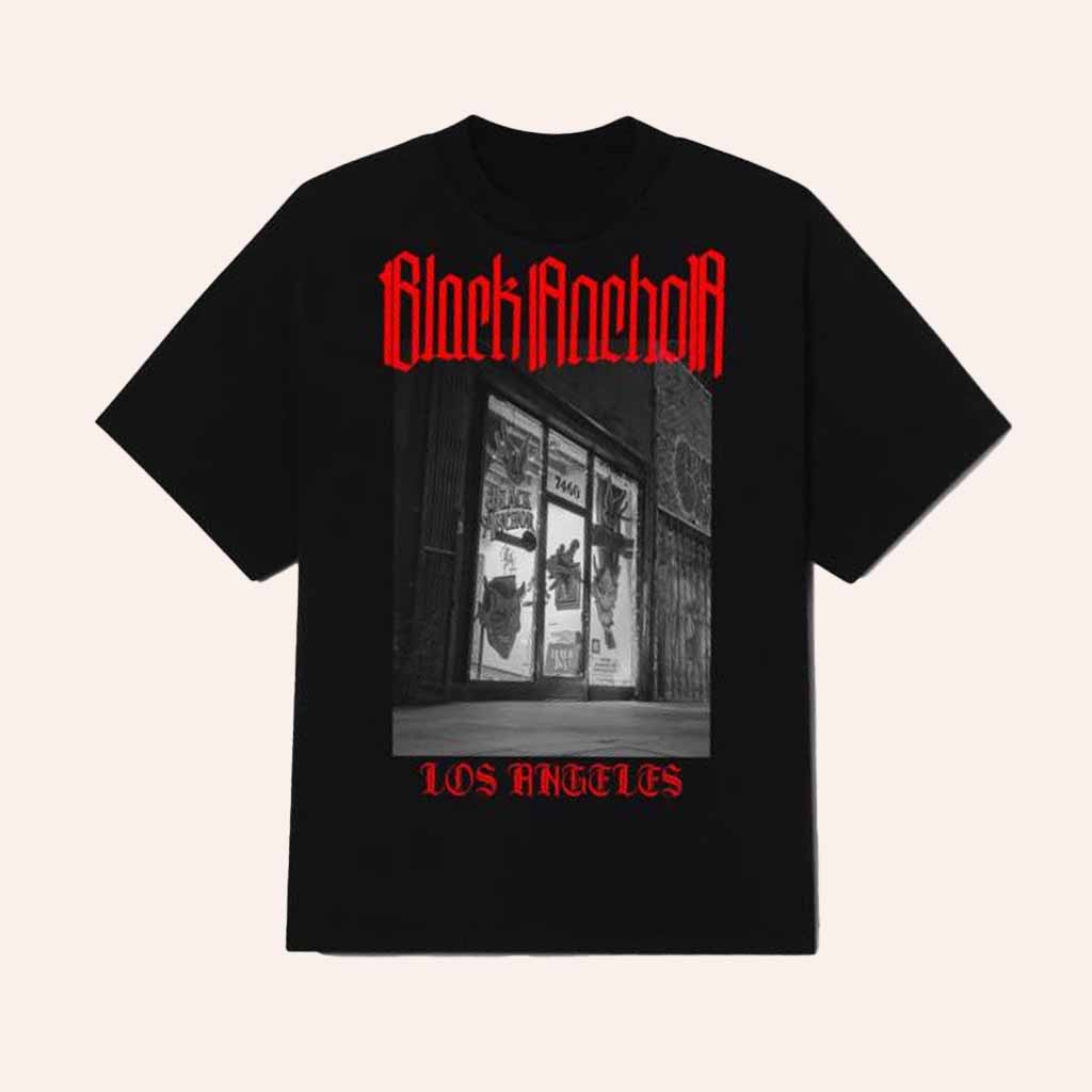 Nikko Hurtado Merch Black Anchor Los Angeles Shirt Unique Gift For Brother-1