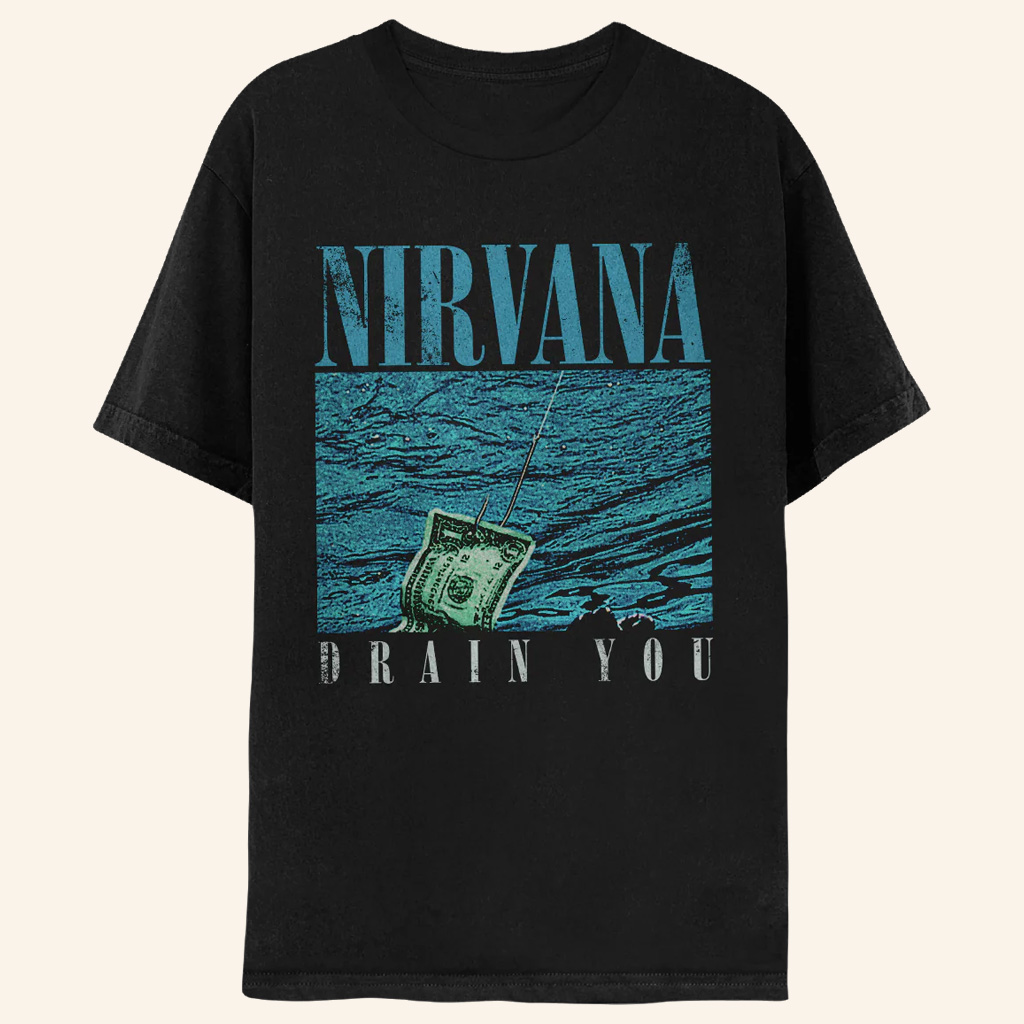 Nirvana Merch Drain You T-Shirt Christmas Present Ideas For Brother-1 Nirvana Merch Drain You T-Shirt Christmas Present Ideas For Brother-1