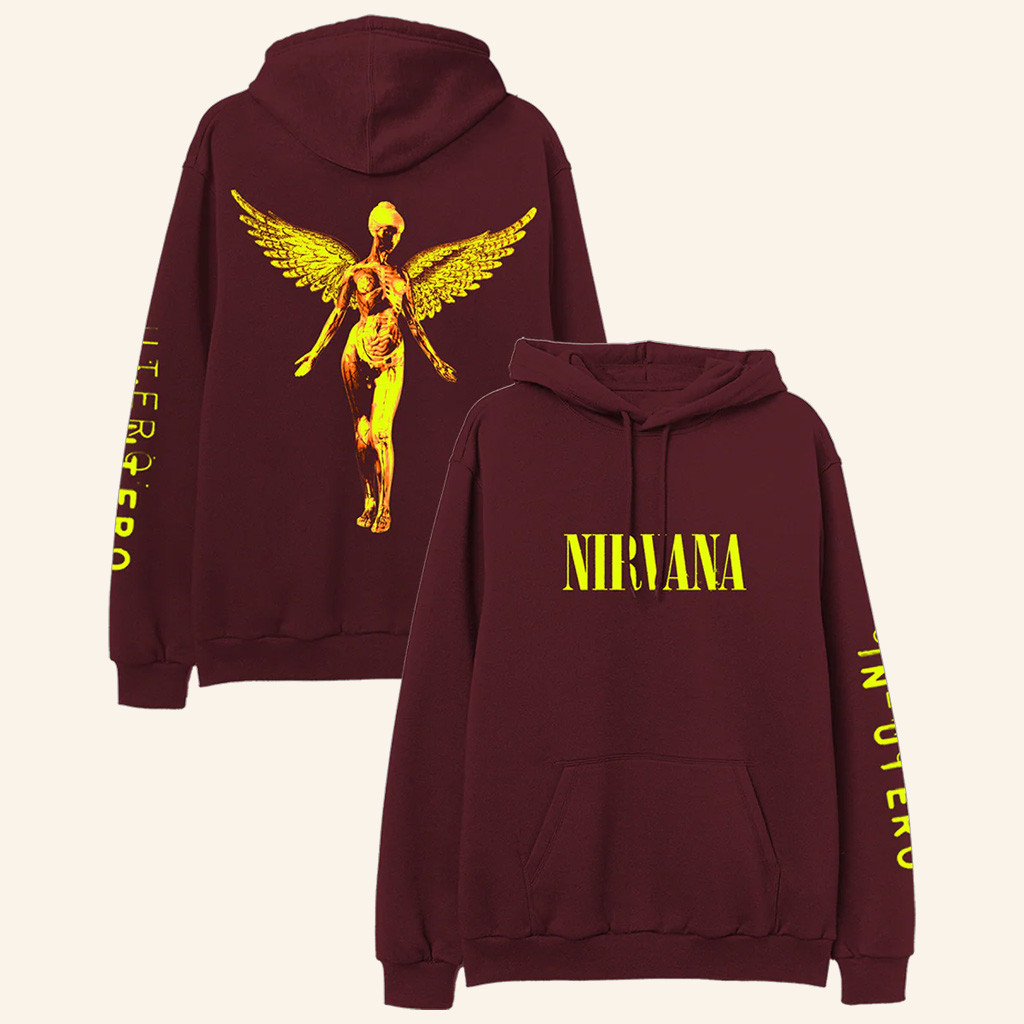Nirvana Merch In Utero Hoodie Christmas Gift Ideas For Boyfriend-1