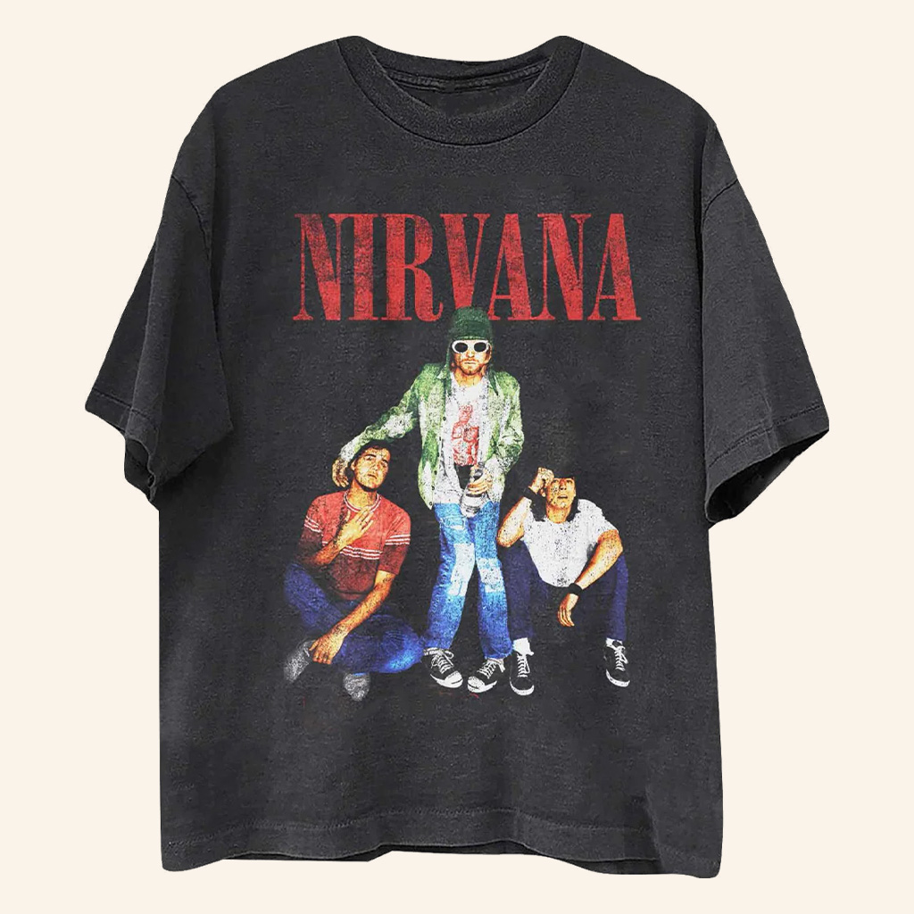 Nirvana Merch In Utero Photo T-Shirt Christmas Present For Husband-1 Nirvana Merch In Utero Photo T-Shirt Christmas Present For Husband-1