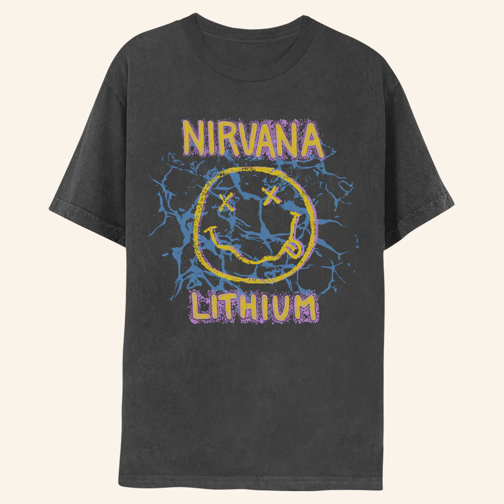 Nirvana Merch Lithium T-Shirt Good Christmas Gifts For Boyfriend-1