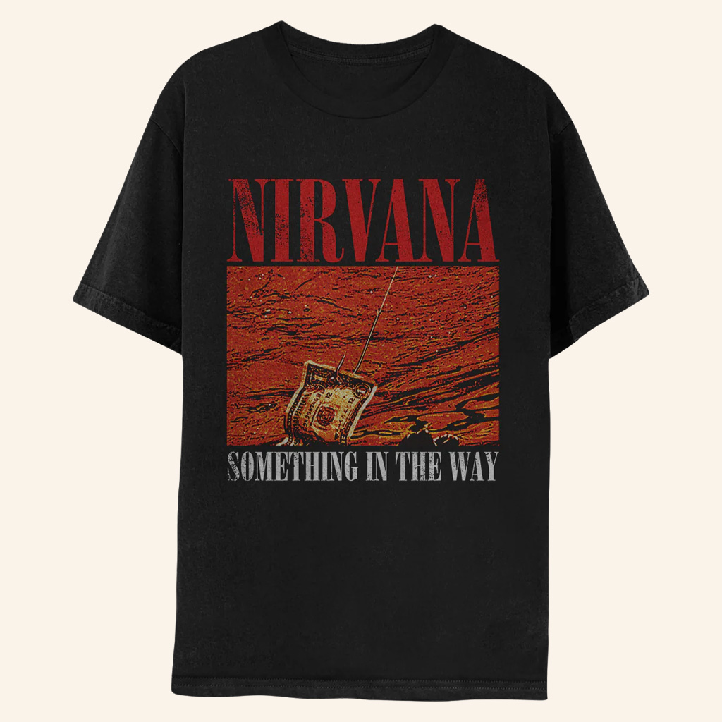 Nirvana Merch Something In The Way T-Shirt Christmas Presents For Men-1 Nirvana Merch Something In The Way T-Shirt Christmas Presents For Men-1