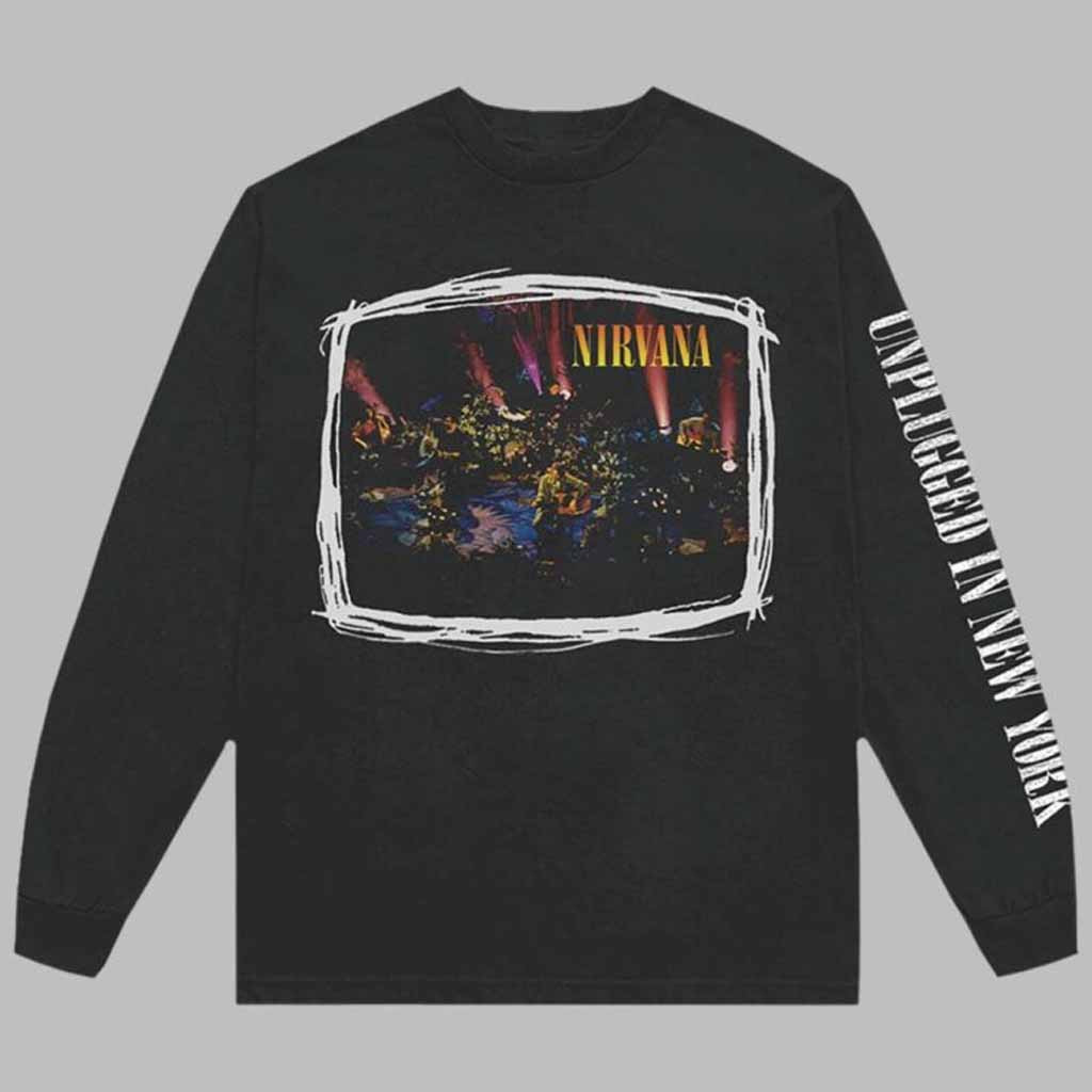 Nirvana Unplugged in New York 30th Anniversary Long Sleeve Shirt Gifts For Music Fans-1 Nirvana Unplugged in New York 30th Anniversary Long Sleeve Shirt Gifts For Music Fans-1